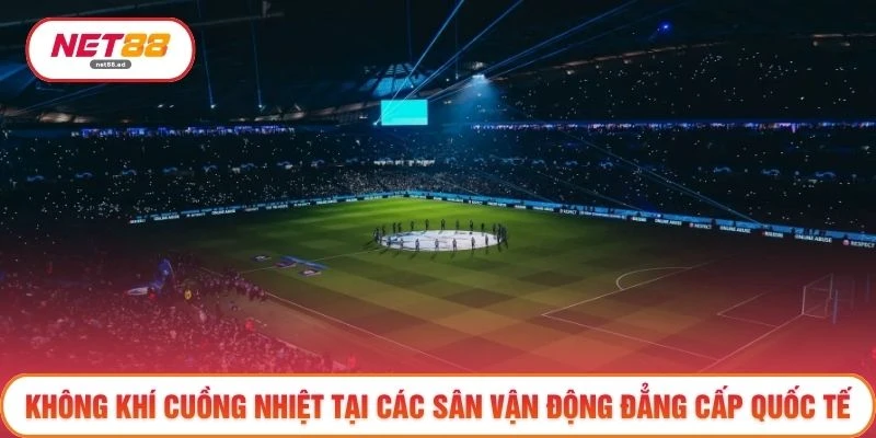 Không khí cuồng nhiệt tại các sân vận động đẳng cấp quốc tế