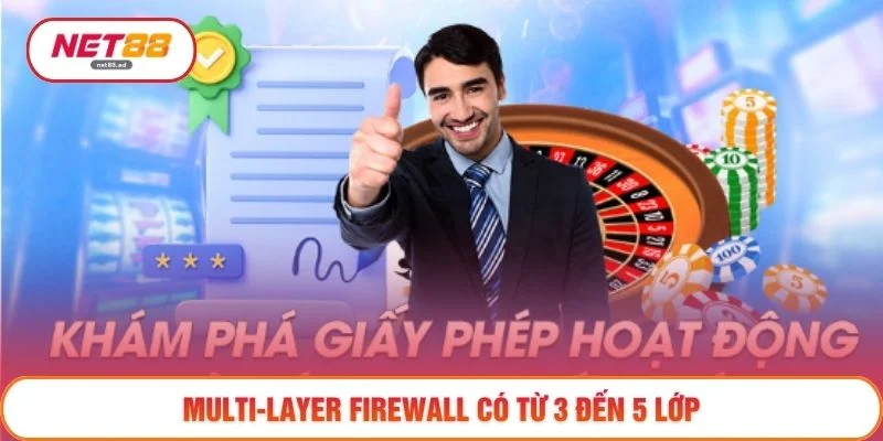 Multi-layer Firewall có từ 3 đến 5 lớp